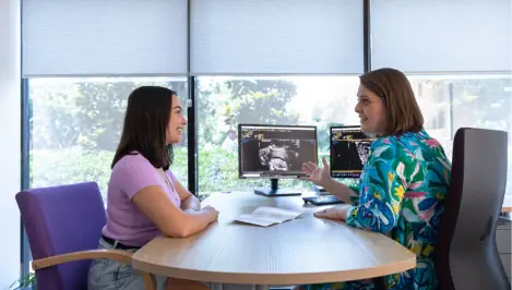 What examination is used to determine PCOS? Ultrasound Care